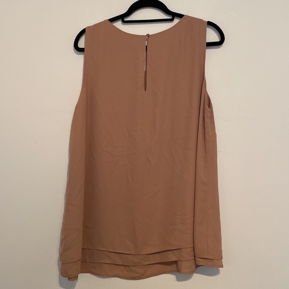 Addition Elle - Beige Swing Blouse - 1X - Picture 3 of 3